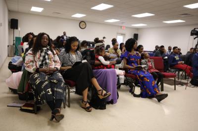 Sisters of Jeffersonville during the church services